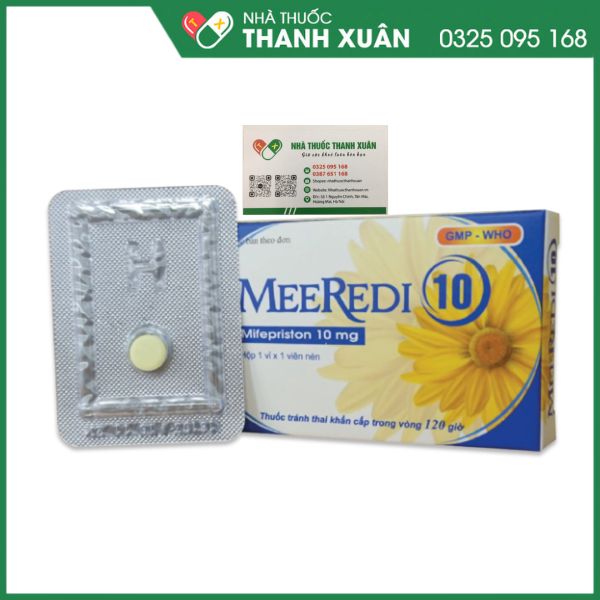 Meeredi 10 - Thuốc ngừa thai khẩn cấp trong vòng 120 giờ